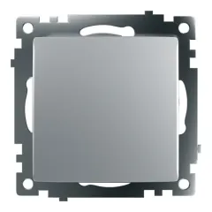 Выключатель 1-кл Катрин серебро GLS10-7103-03