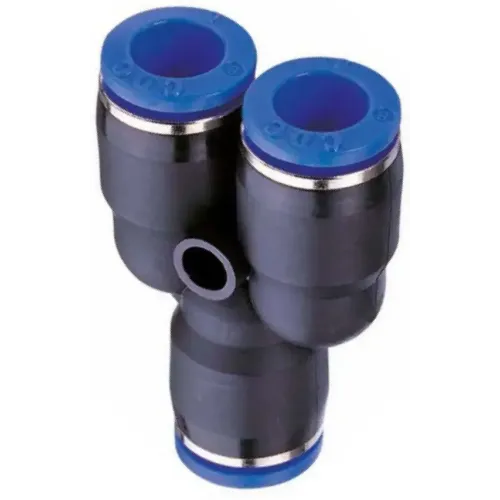 Тройник Y-образный, цанговый зажим 12 мм