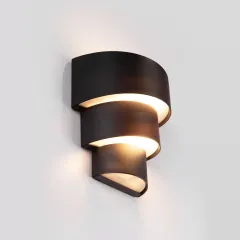 Светильник уличный ES TECHNO LED 1535 HELIX черный