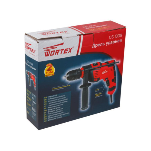 Дрель WORTEX DS 1308 (*7)