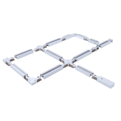 Шинопровод накладной однофазный ES серебро 1м(*1)