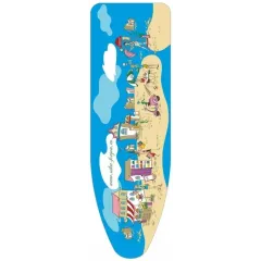 Гладильная доска NIKA Н3 122х34,5см подставка, гладильный рукав, встроенная розетка (291221)