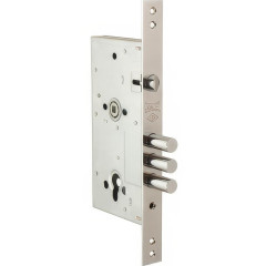 Замок врезной б/руч. KALE ЗВ-252/R w/b никель (тех. компл.)(12437)