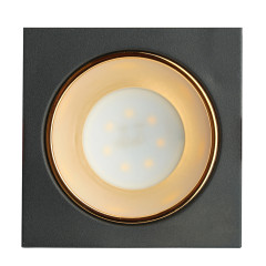 Свет. точ. Feron DL3112 MR16 квадрат черный/золото(51409)