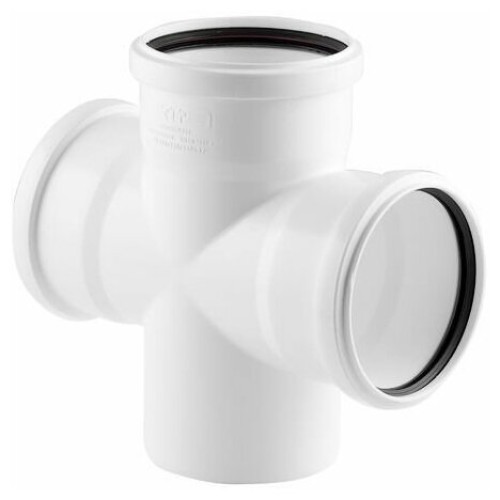 Крестовина кан. БЕЛАЯ РТП 1-плоск ф 110/110/110х90°