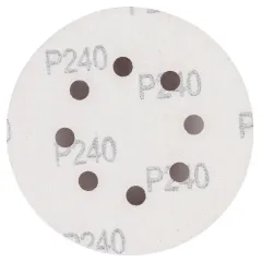 Круг шлиф. MATRIX перф. 125мм, P 240, 5 шт (73811)