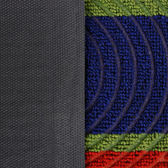 Коврик придверный 400*600мм Vortex Comfort синий (22384)