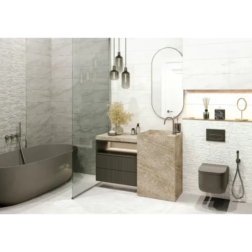 Плитка облицовочная 200*600 Rocko рельефная (TWA11ROK717) (в уп.1,92 м2)