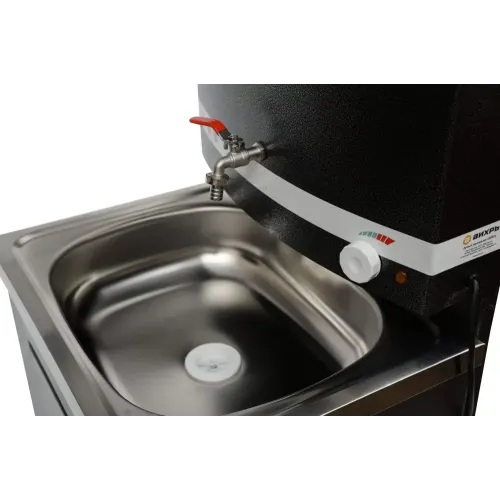 Умывальник дачный ВИХРЬ ЛЮКС (74/4/2) с подогревом, нержавеющая мойка, цвет медь