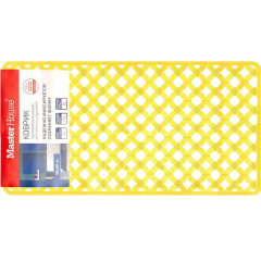Коврик для ванной на присосках 690х360мм MasterHouse Майорка жёлтый (75175)