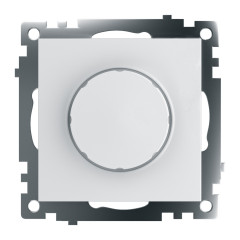 Светорегулятор поворотный 500W Катрин белый GLS10-7106-01