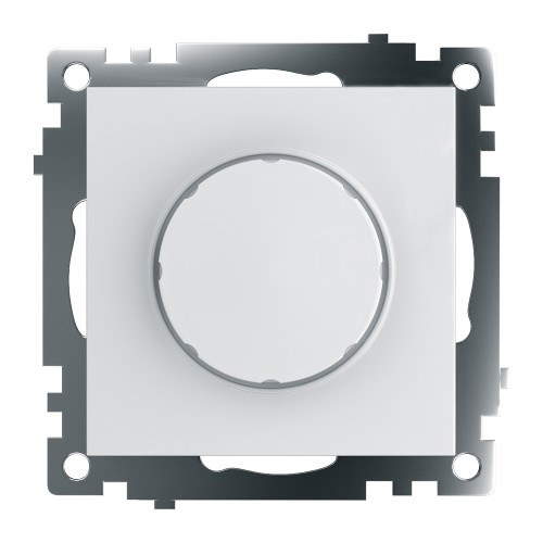 Светорегулятор поворотный 500W Катрин белый GLS10-7106-01