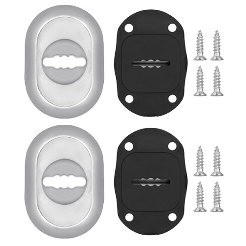Накладка под сувал.ключ ESC-13S с автом. шторками CP-8 хром (37477)
