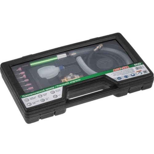 Пневмошлифмашина прямая ECO AGV-55A (набор)