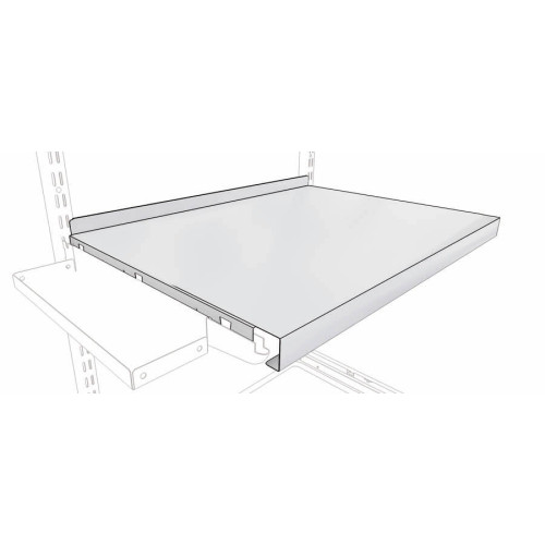 Полка металлическая 597*427 GS белая