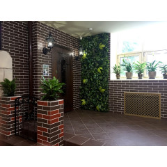 Плитка клинкерная напольная 298*298 Амстердам 4 коричневая (м2) (рельефная неглазурованная)