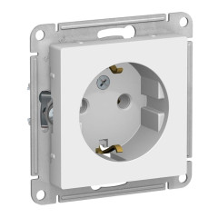 Розетка 2P+Е AtlasDesign белый SchE ATN000143