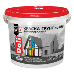 Краска-грунт DALI по OSB армированная 