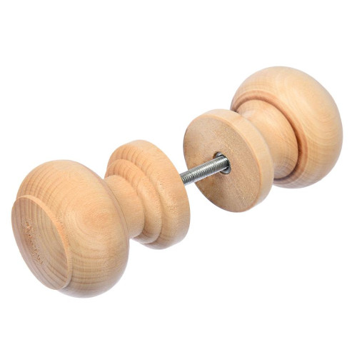 Ручка банная Круглая (в комплекте 2шт) 5,5см, липа 