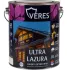Декоративная пропитка для дерева Veres Ultra Lazura №12 Белый 2,7 л