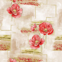 Обои Саратовские Маки 816-02 моющиеся С3В 0,53*10 (15)