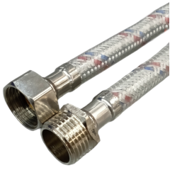 Подводка для воды ELKA в силиконовой оплетке 1,0 м г/ш