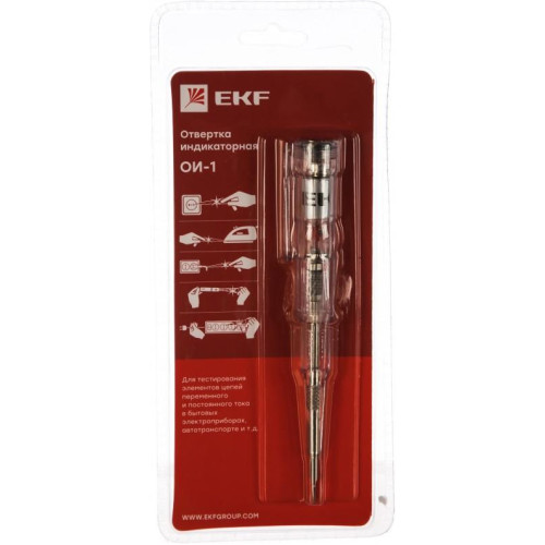 Отвертка EKF индикаторная ОИ-1 ST-10