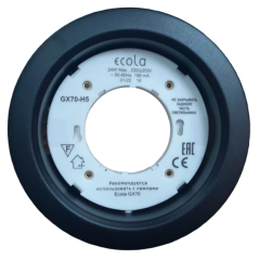Свет. точ. ECOLA GX70-H5 черный/матовый SB70H5ECB