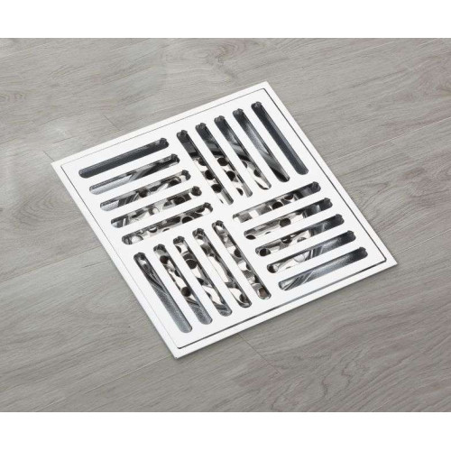 Трап кан. FRAP 100х100 хром G81051