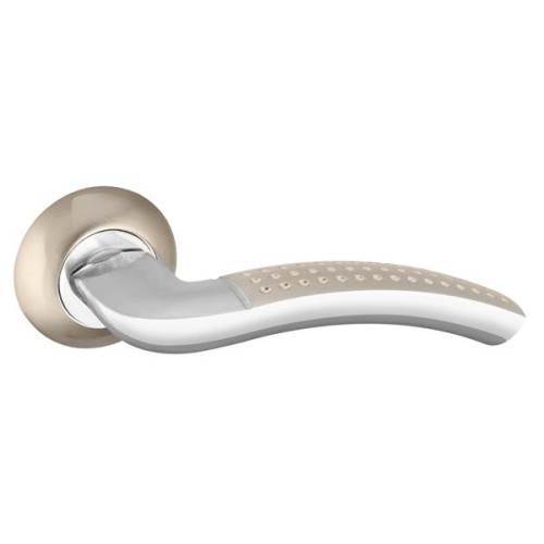 Ручки раздельные PUNTO LOGICA SN/CP-3 матовый никель/хром (35749) АКЦИЯ!!