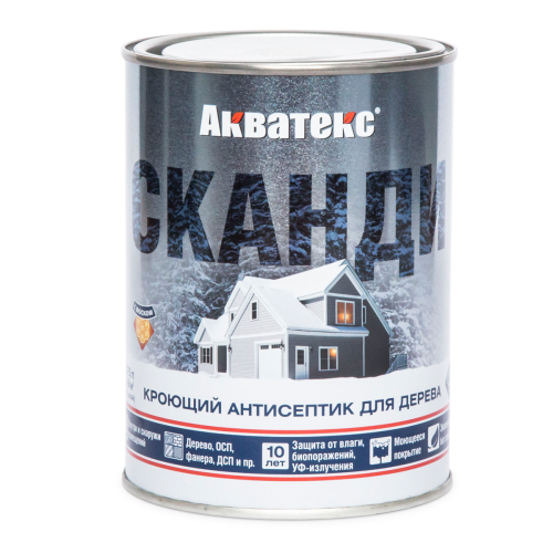 Текстурное покрытие АКВАТЕКС-СКАНДИ лакрица 0,75л