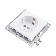 Розетка 2P+Е Universal Афина 16А бел.А0028