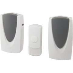 Звонок беспров. в розетку ЗБР-21/1-36М (36 мелодий, кнопка IP44, AC 230V, 2 звонка) TDM SQ1901-0012