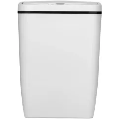 Ведро для мусора Доляна сенсорное белое 12л (4635217)
