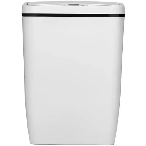 Ведро для мусора Доляна сенсорное белое 12л (4635217)