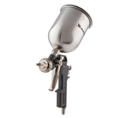Краскопульт пневмо MATRIX (57314) верхний бак 0,6л + сопла 1.2, 1.5 и 1.8мм