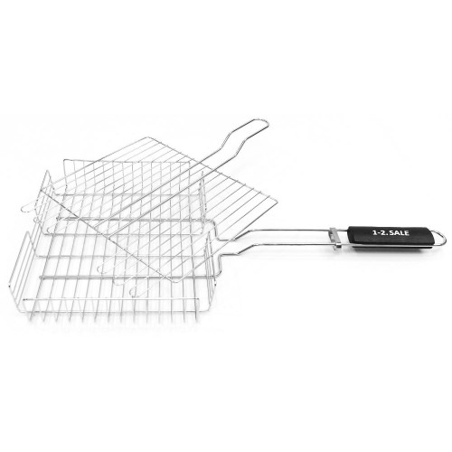 Решетка гриль 1-2.SALE 310х240х50мм дерев. ручка (795370)