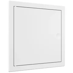 Люк ревизионный пластик 100*100 фланец LN нажимной 120*120 EVECS L1010N