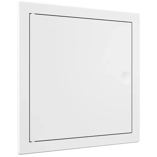 Люк ревизионный пластик 100*100 фланец LN нажимной 120*120 EVECS L1010N