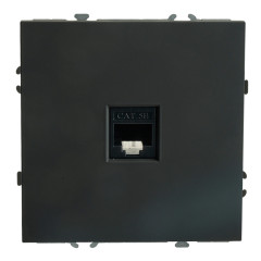 Розетка PC ЭМИЛИ черный RST00-5117-05