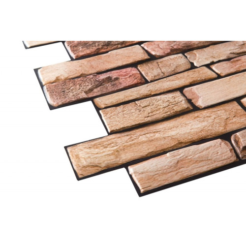 Панель ПВХ  Artdekart Мозаика 980*498*0,3 СЛАНЕЦ НАТУРАЛЬНЫЙ