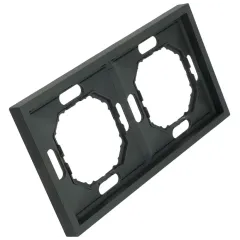 Рамка 2-пост ЭМИЛИ черный PFR00-5002-05