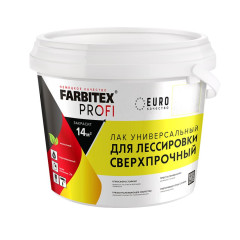 Лак для лессировки FARBITEX PROFI универсальный сверхпрочный (3 л)