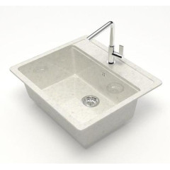 Мойка комп. глянц. MARRBAXX прямоугольная без крыла Z9/Q7  570х505х200мм, хлопок, сифон