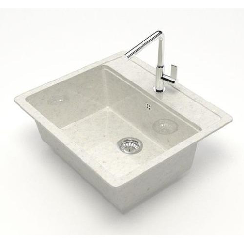 Мойка комп. глянц. MARRBAXX прямоугольная без крыла Z9/Q7  570х505х200мм, хлопок, сифон