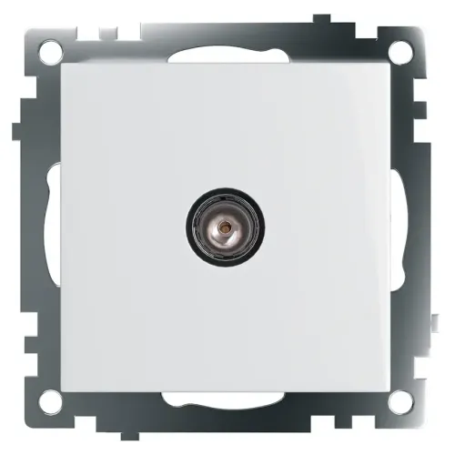 Розетка TV Катрин белый GLS00-7108-01