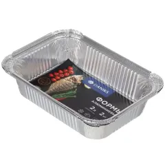 Форма для запекания Daniks алюминий 2шт 2л прямоугольная (462885)