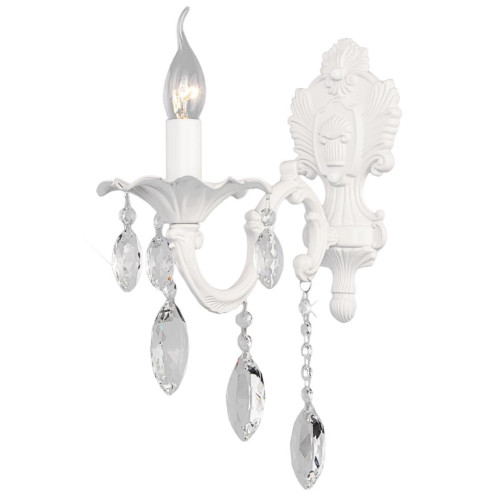 Светильник настенный EUROSVET 10108/1 белый/прозрачный