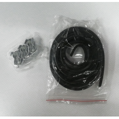 Мойка нерж. врезная MIXLINE овальная 50х77 тол. 0,8мм, правый выпуск, декор (сифон)