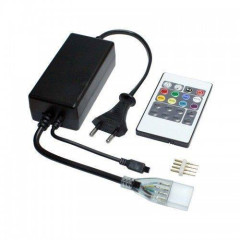 Контроллер ECOLA 220V 14х7 CR141KESB 1000W 4.5A IP20 с ИК пультом управления